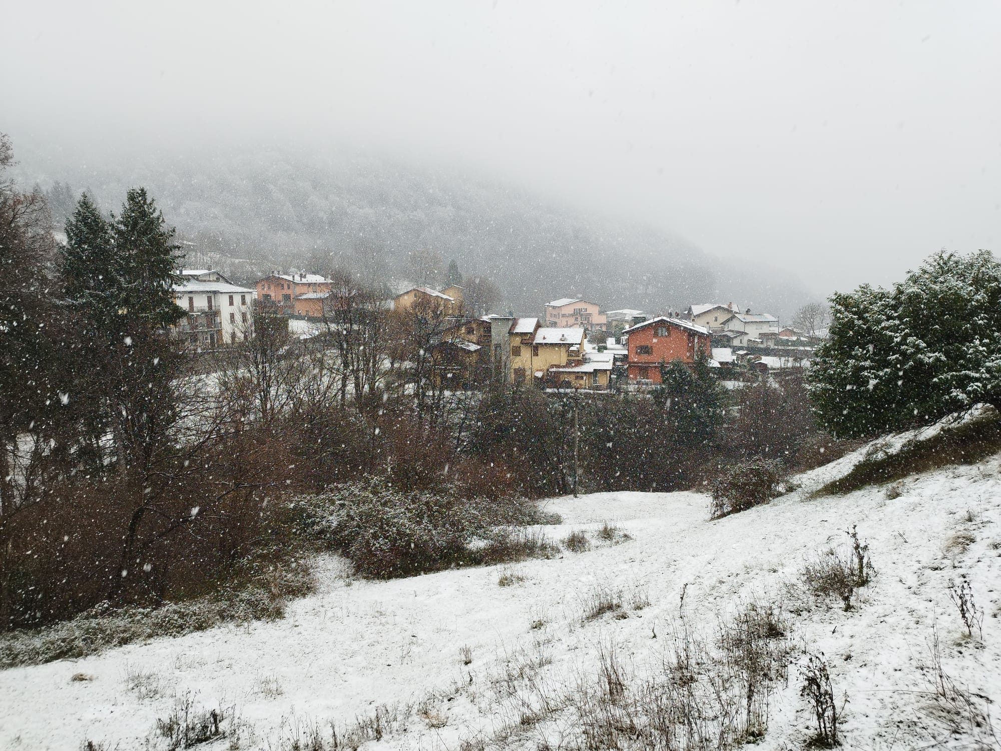 Giovedì nel Comasco annunciata neve anche a bassa quota