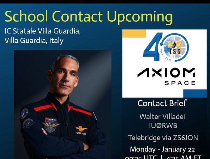 Villa Guardia chiama spazio, domani il collegamento con Walter Villadei