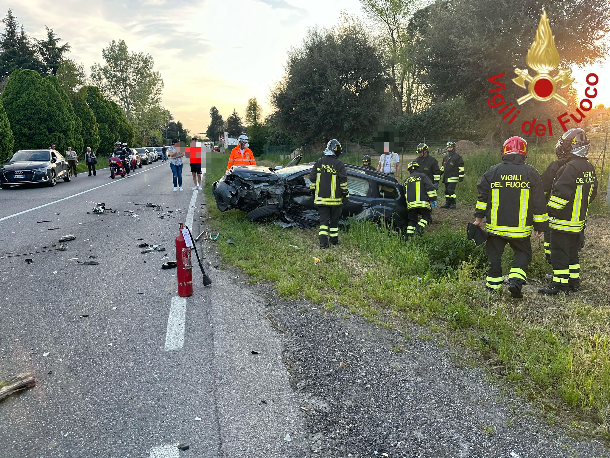 Mariano, incidente tra due auto sulla Novedratese, tre persone coinvolte