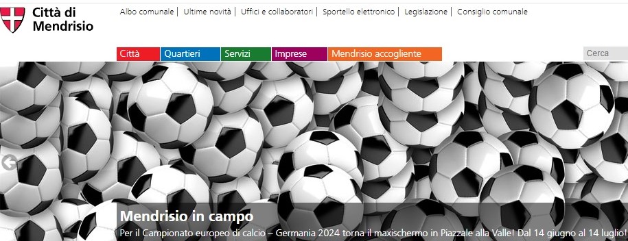 Europei di calcio 2024, maxischermo a Mendrisio