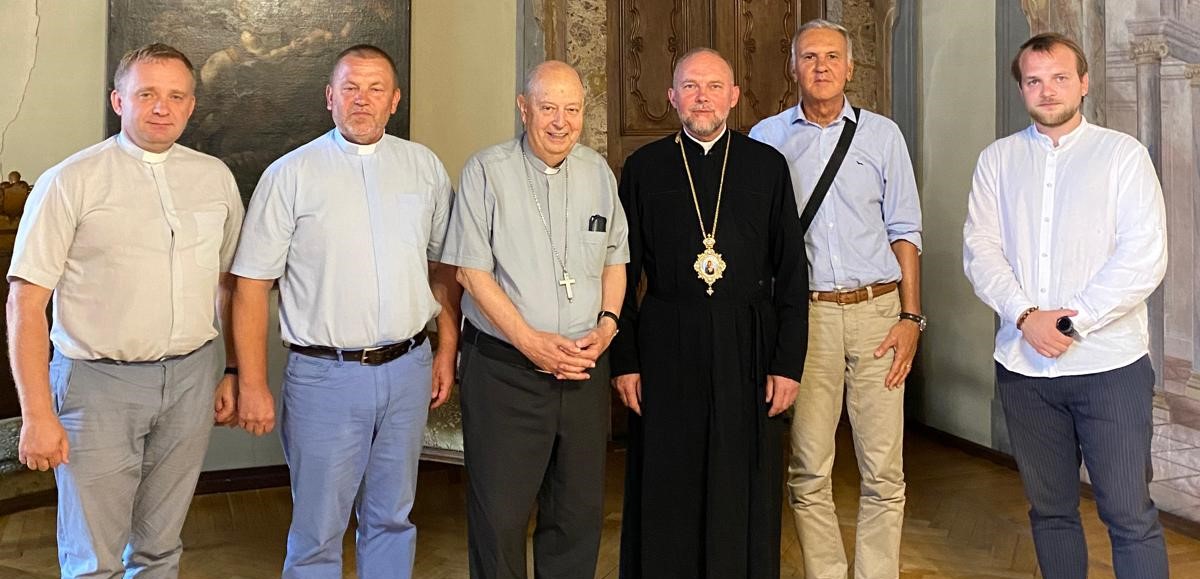 Il vescovo di Kharkiv in visita a Como