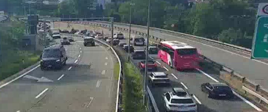 Autostrada A9, lunghe code tra Monte Olimpino e Chiasso