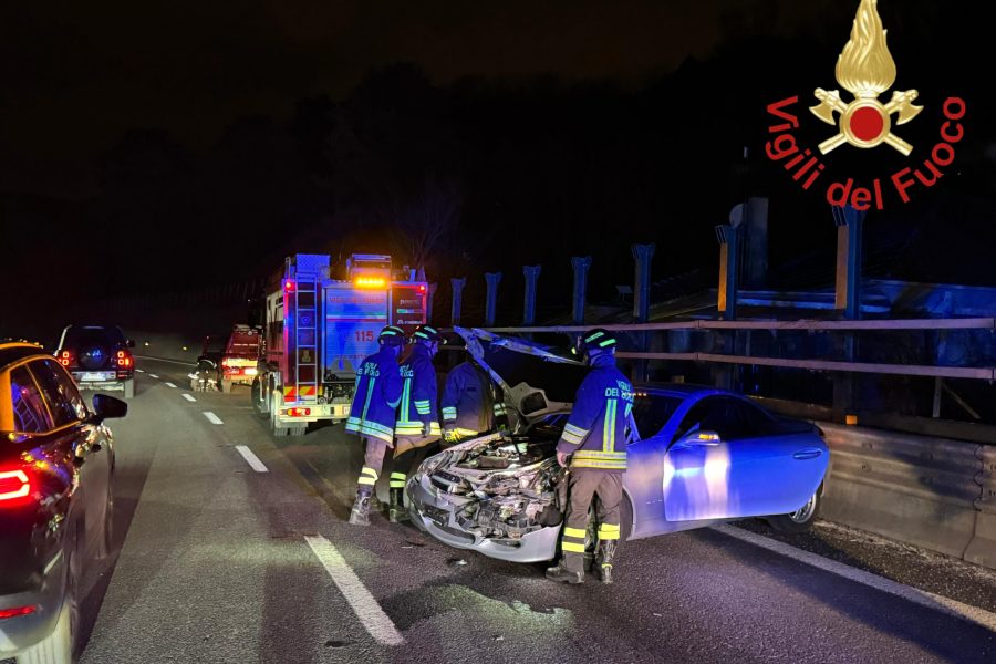 intervento dei vigili del fuoco