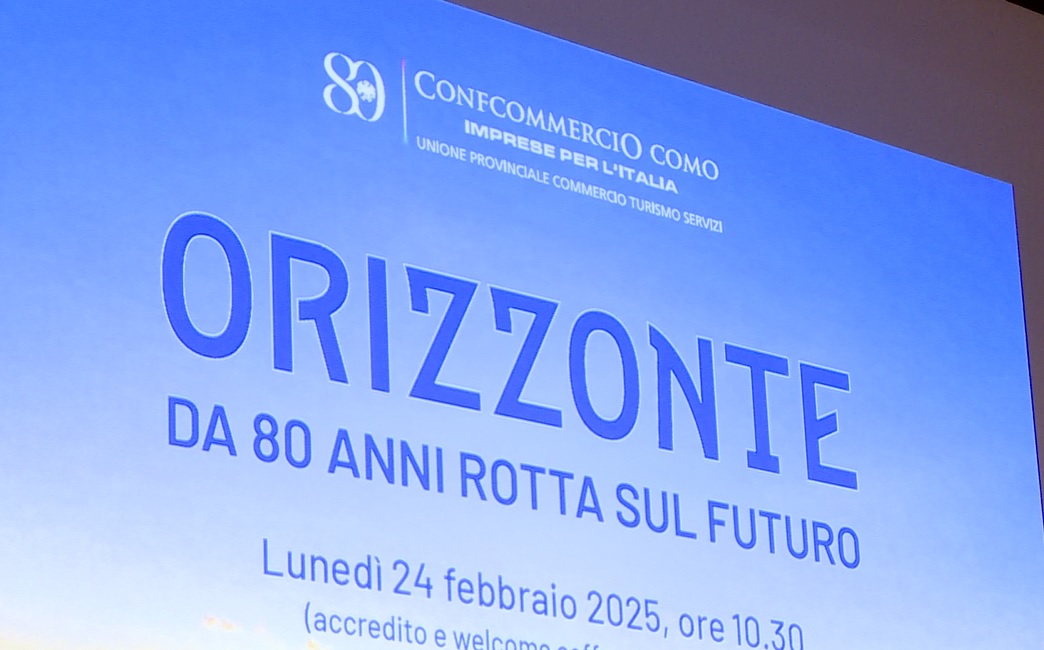 Gli 80 anni di Confcommercio Como: “Orizzonte”, l’evento a Lariofiere il 24 febbraio