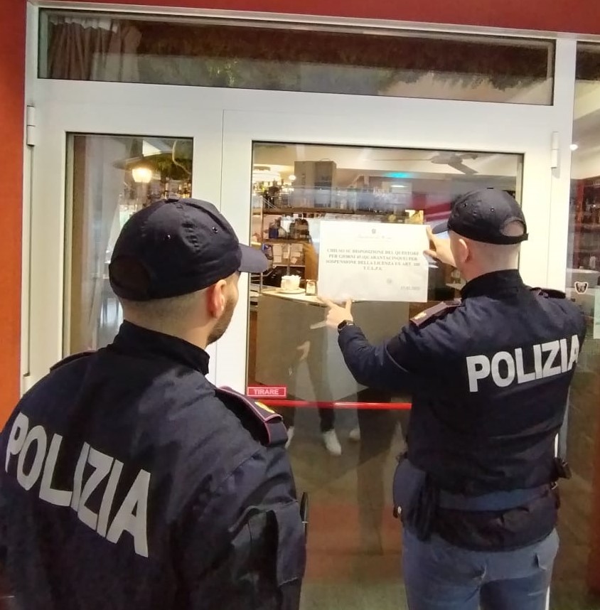 Dopo l’arresto del titolare per spaccio, sospesa l’attività del bar di Binago