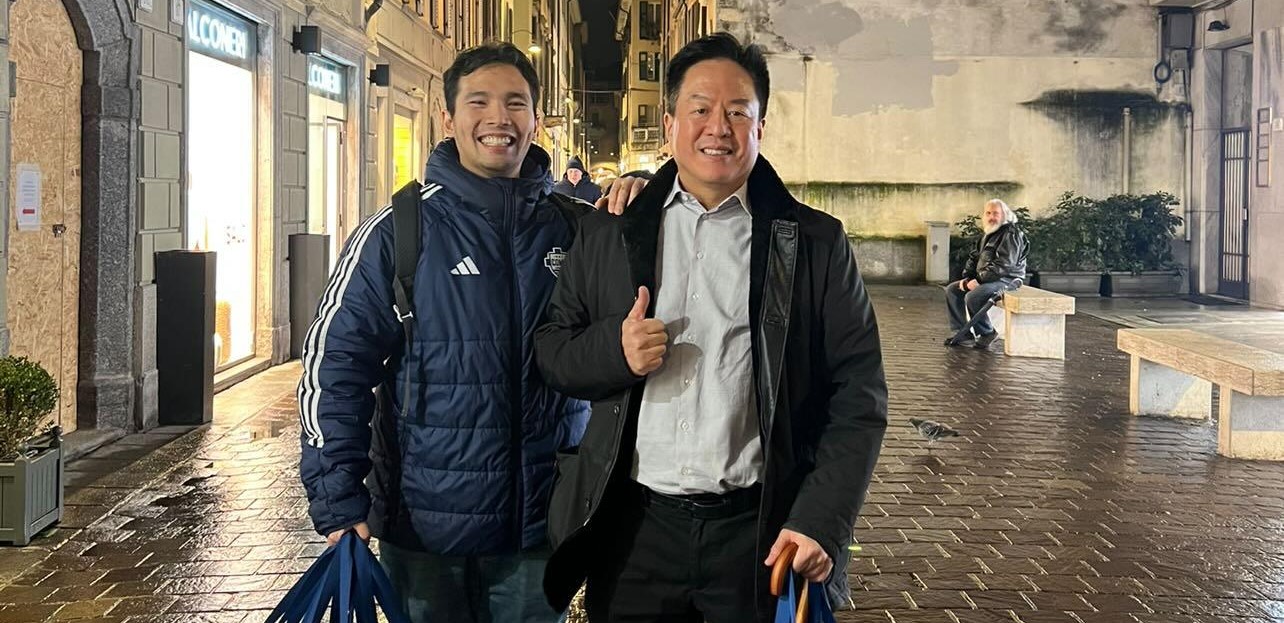 Il proprietario del Como Victor Hartono in città per la sfida con la Juve