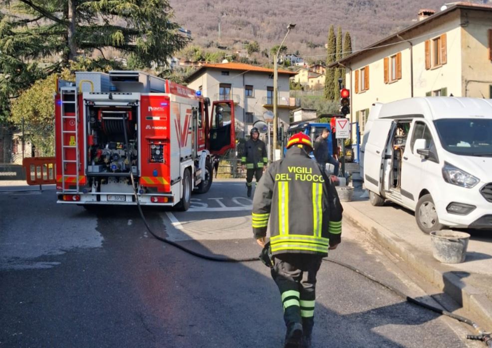 Fuga di gas in Tremezzina, necessario lo stop al traffico sulla Statale Regina