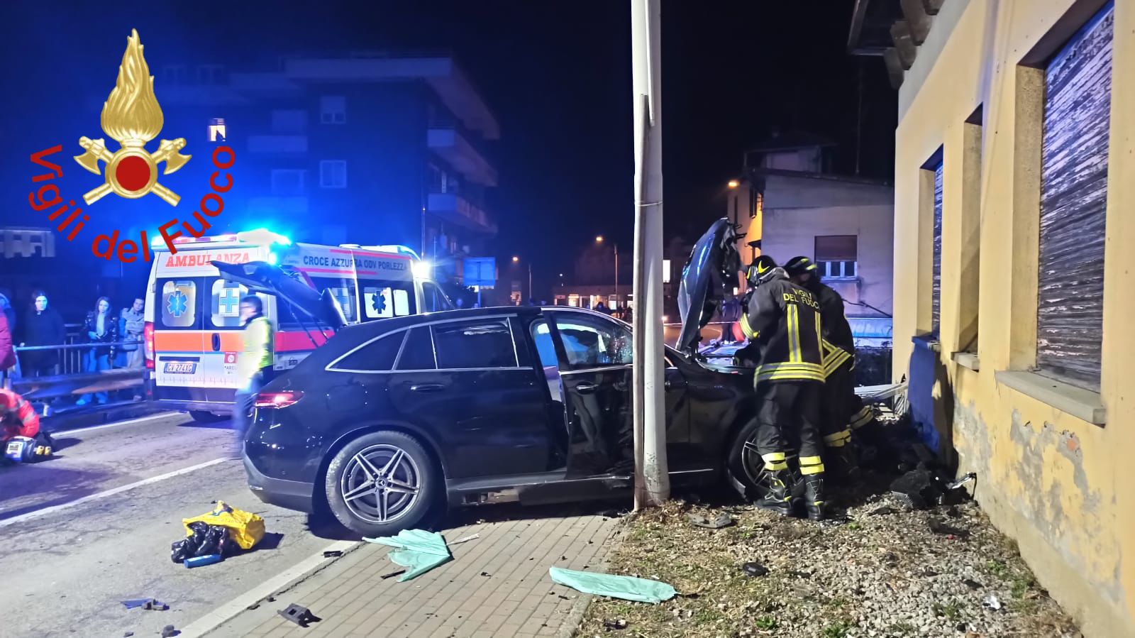 Incidente a Porlezza in via Ceresio, due feriti