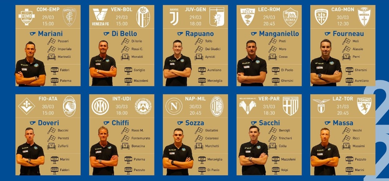 Como-Empoli, arbitrerà l’internazionale Mariani