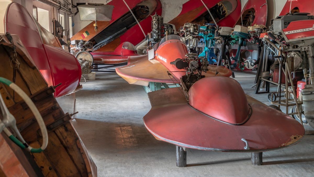 Una immagine del Museo della Barca Lariana di Pianello