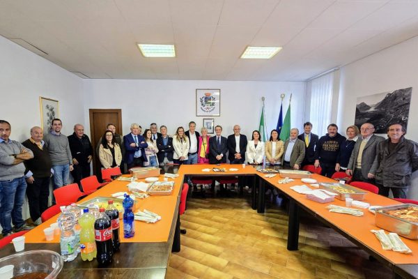 Il presidente Fontana in visita ai cantieri di Carlazzo e Menaggio