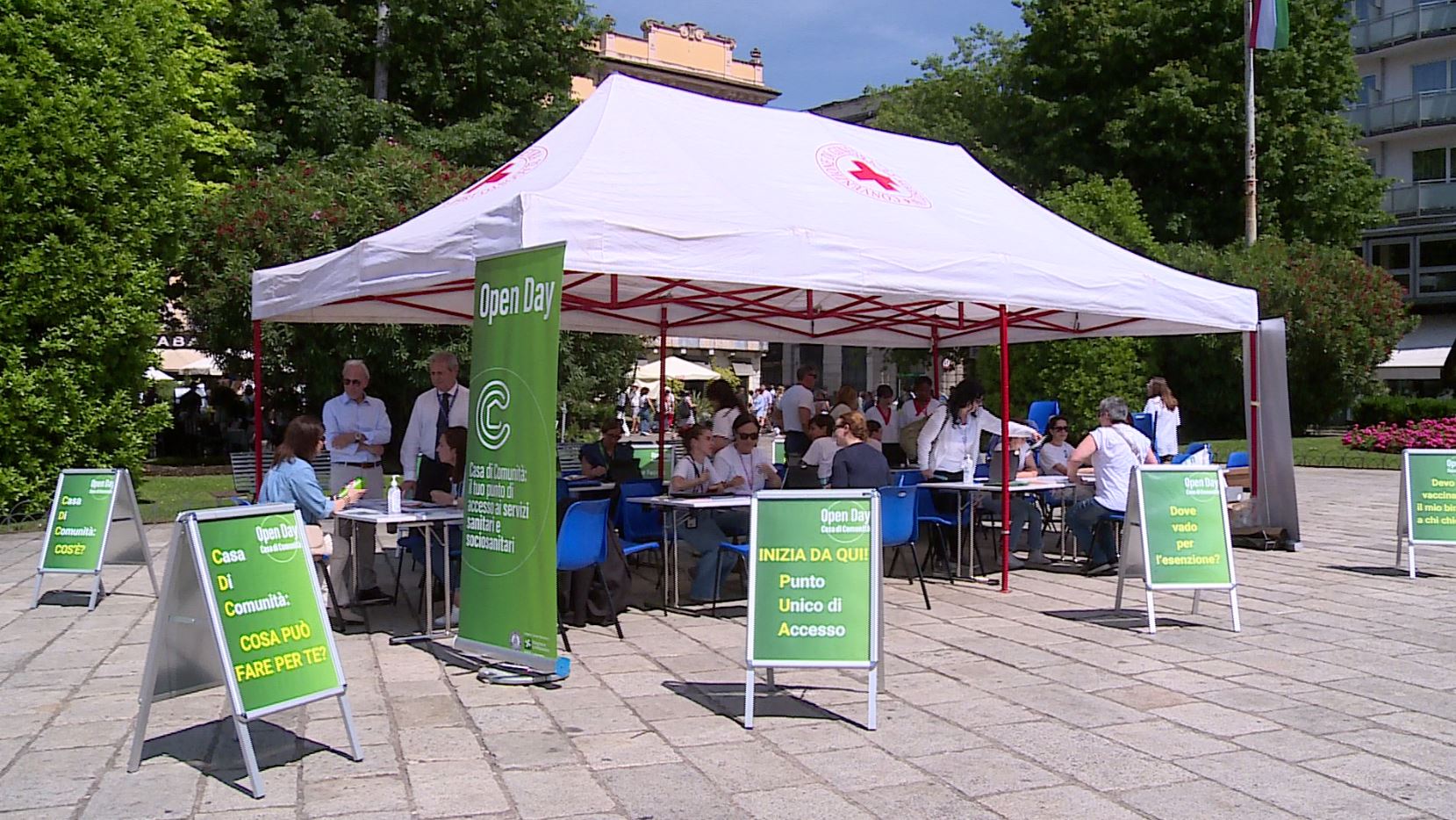 Como, open day della Casa di Comunità in piazza Cavour