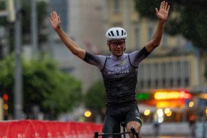 Filippo Colombo, vincitore della gara luganese nel 2024