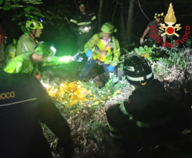 Cernobbio, per schivare un animale precipita con l’auto nel dirupo: 43enne in ospedale