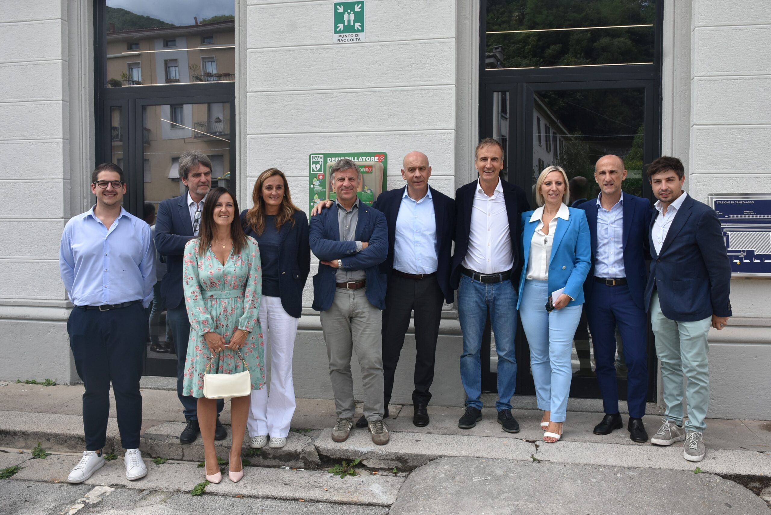 Inaugurata la stazione riqualificata di Asso: l’intervento da 465mila euro finanziato dalla Regione