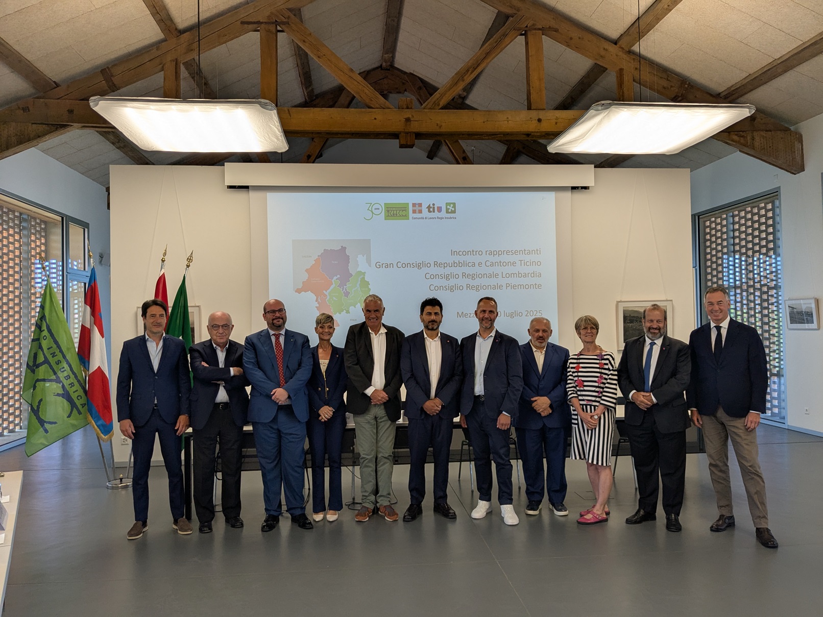 Regio Insubrica, dal confine all’alleanza: priorità a infrastrutture, ambiente e sviluppo transfrontaliero