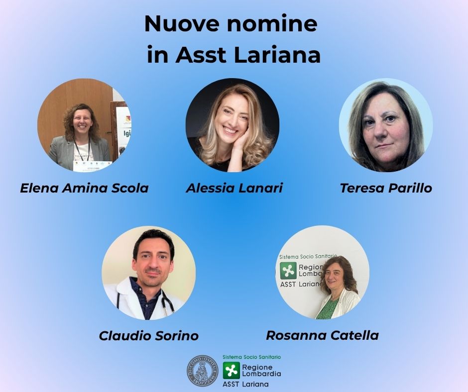 Asst Lariana: nominati i cinque nuovi direttori
