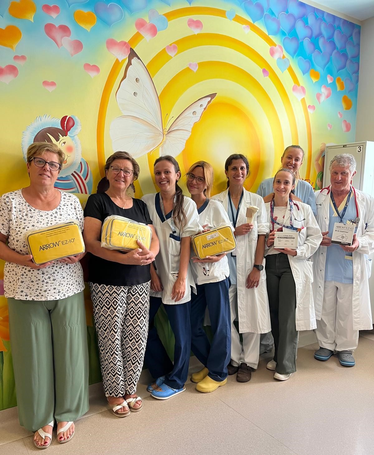 L’associazione Paganoni dona al Sant’Anna un kit per l’accesso intraosseo