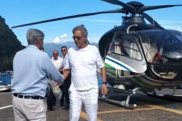 Andrea Bocelli sul Lario per un evento privato