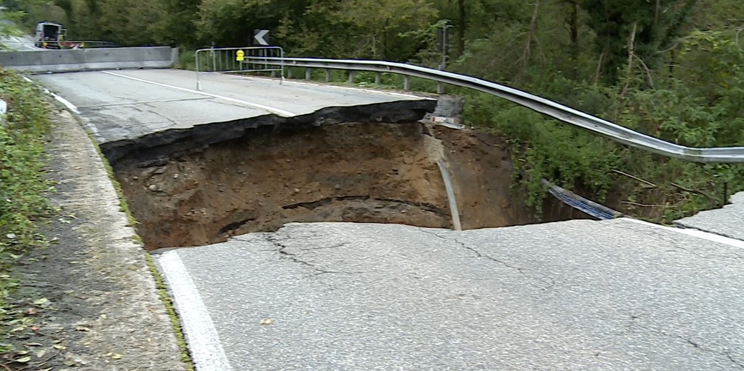 Strada Cantù-Alzate franata, cambia il percorso del Giro di Lombardia