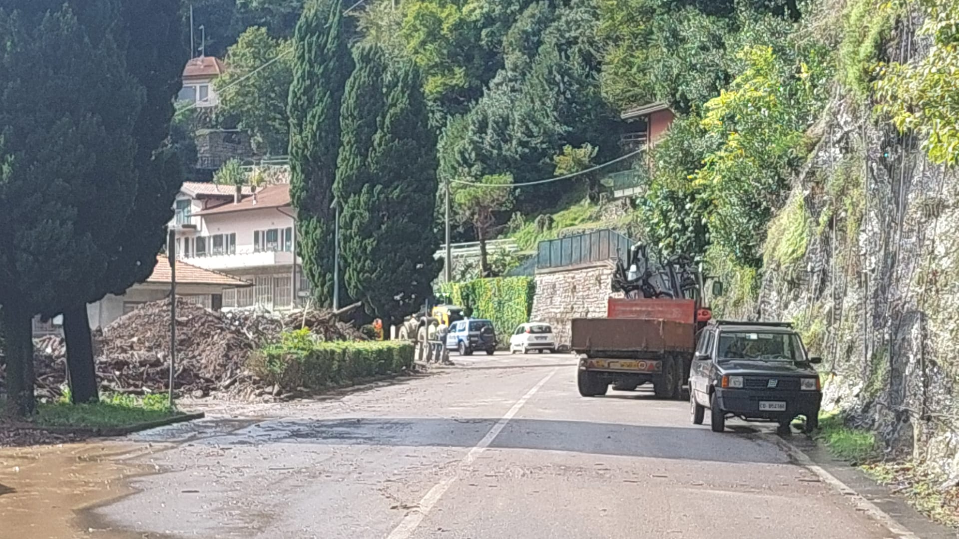 Riaperta la Statale Regina da Laglio ad Argegno