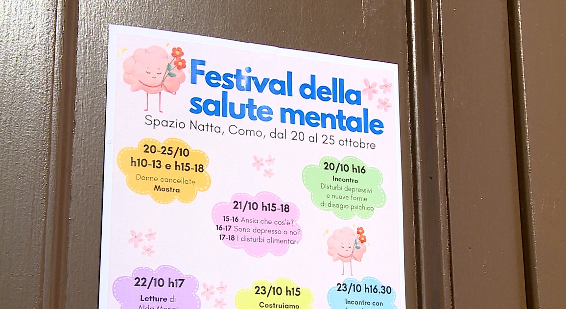 Festival della Salute Mentale, oggi al centro dell’incontro ansia, depressione e disturbi alimentari