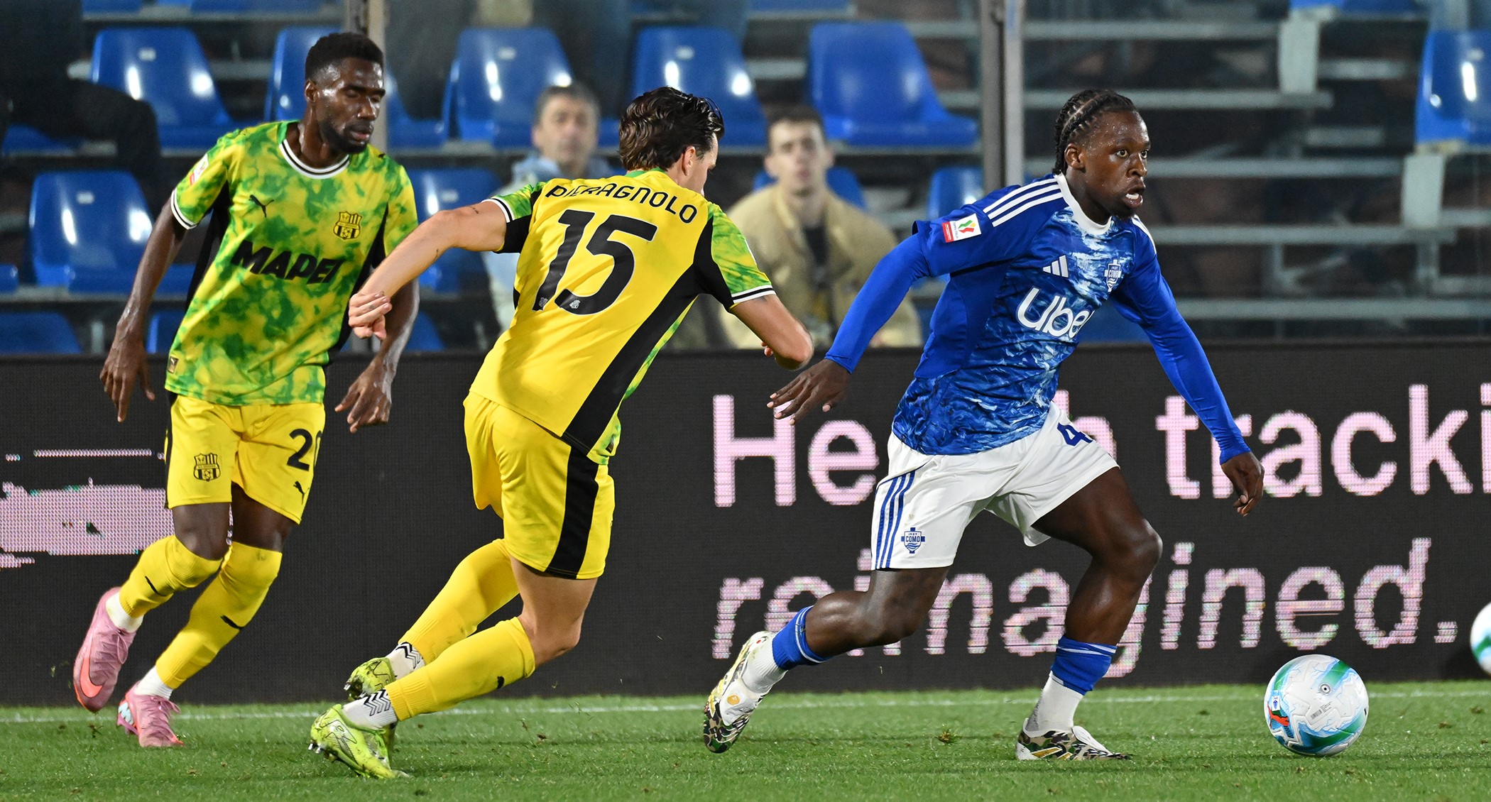 Stasera Como-Sassuolo, società unite nella solidarietà