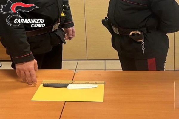 donna minaccia vicini