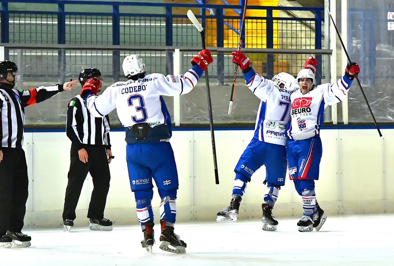 Hockey, vittoria contro Chiavenna: il Como chiude l’anno in bellezza