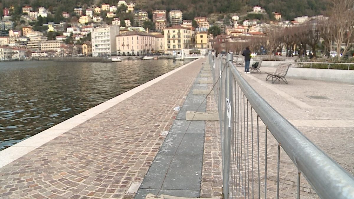 paratie lungolago Como